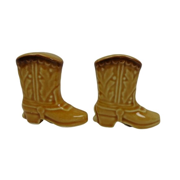 Arizona Cowboy Boot Salt And Pepper Shakers 3" - Picture 3 of 7